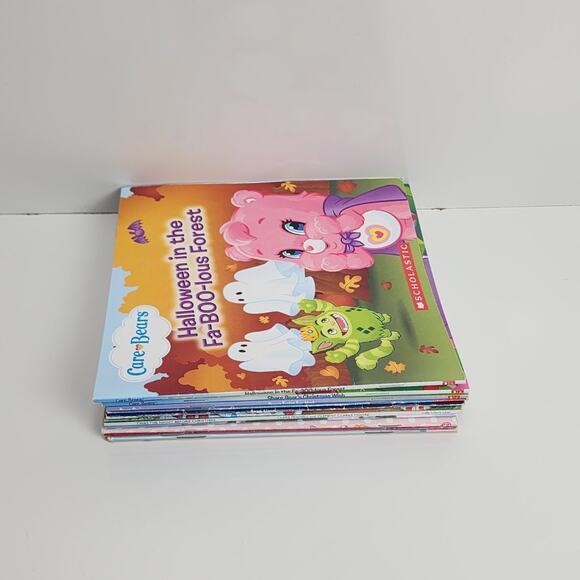 Lot of 11 Scholastic Books: Care Bears, Disney, Barbie, Peppa Pig, Easter & More - Picture 2 of 14